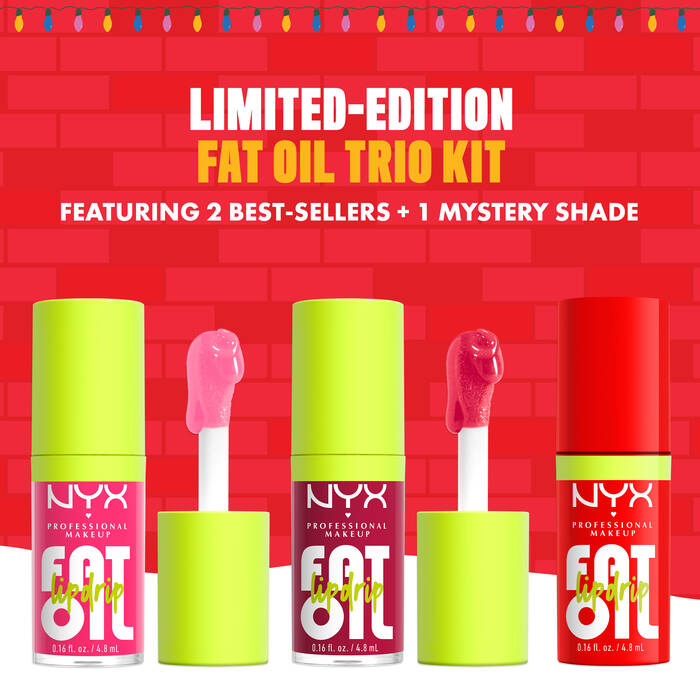 NYX Home Alone Fat Oil Lip Drip Trio