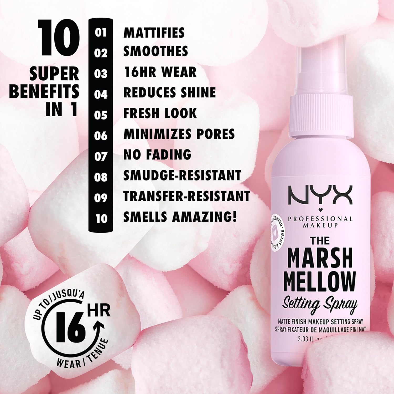NYX Professional Makeup – The Marshmellow Setting Spray (60ml)