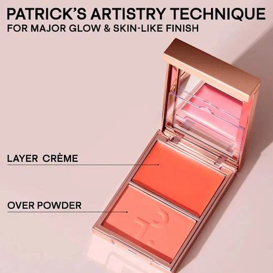 PATRICK TA - Major Headlines Double Take Crème & Powder Blush Duo - She's Wanted