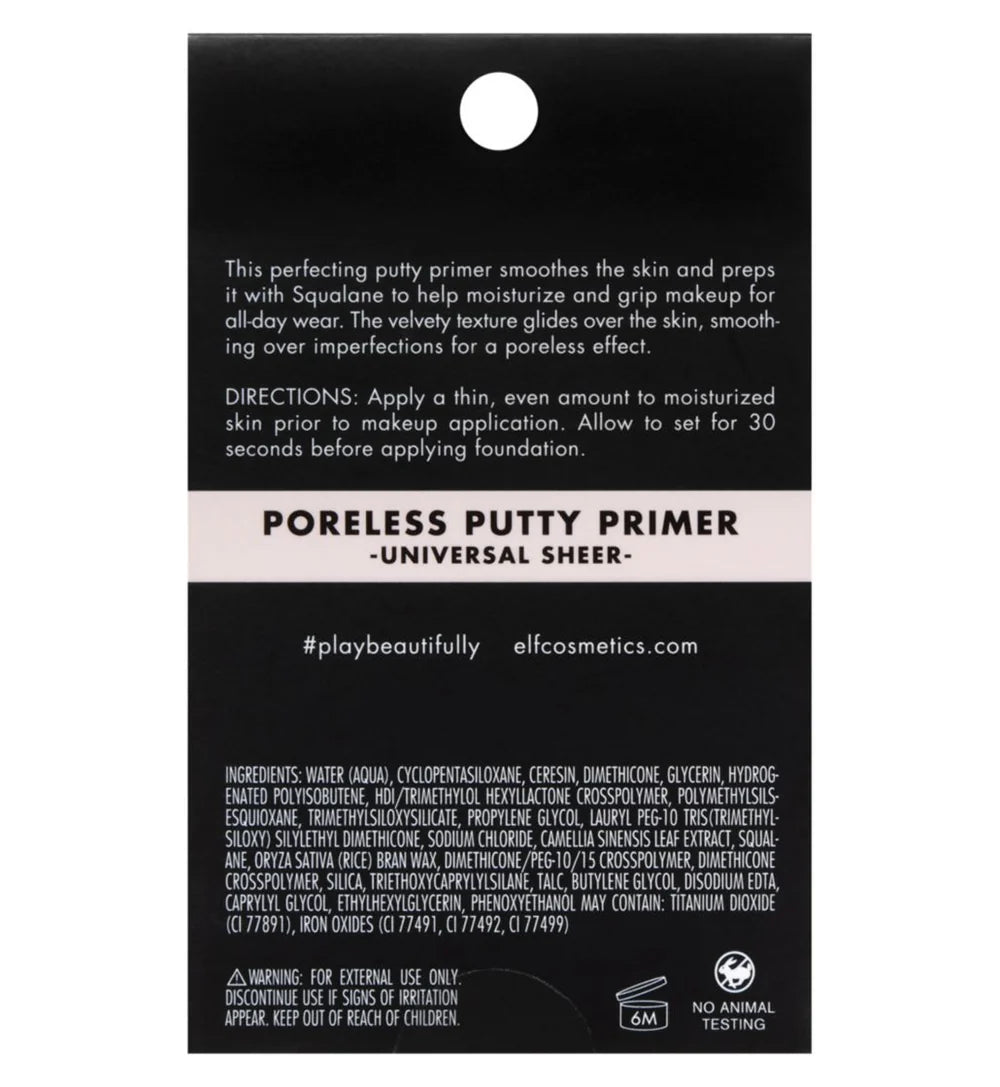 Elf Poreless Putty Primer Universal Sheer