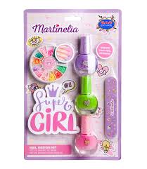 Martinelia Super Girl Nail Design Kit Manicure Set 5 Pieces