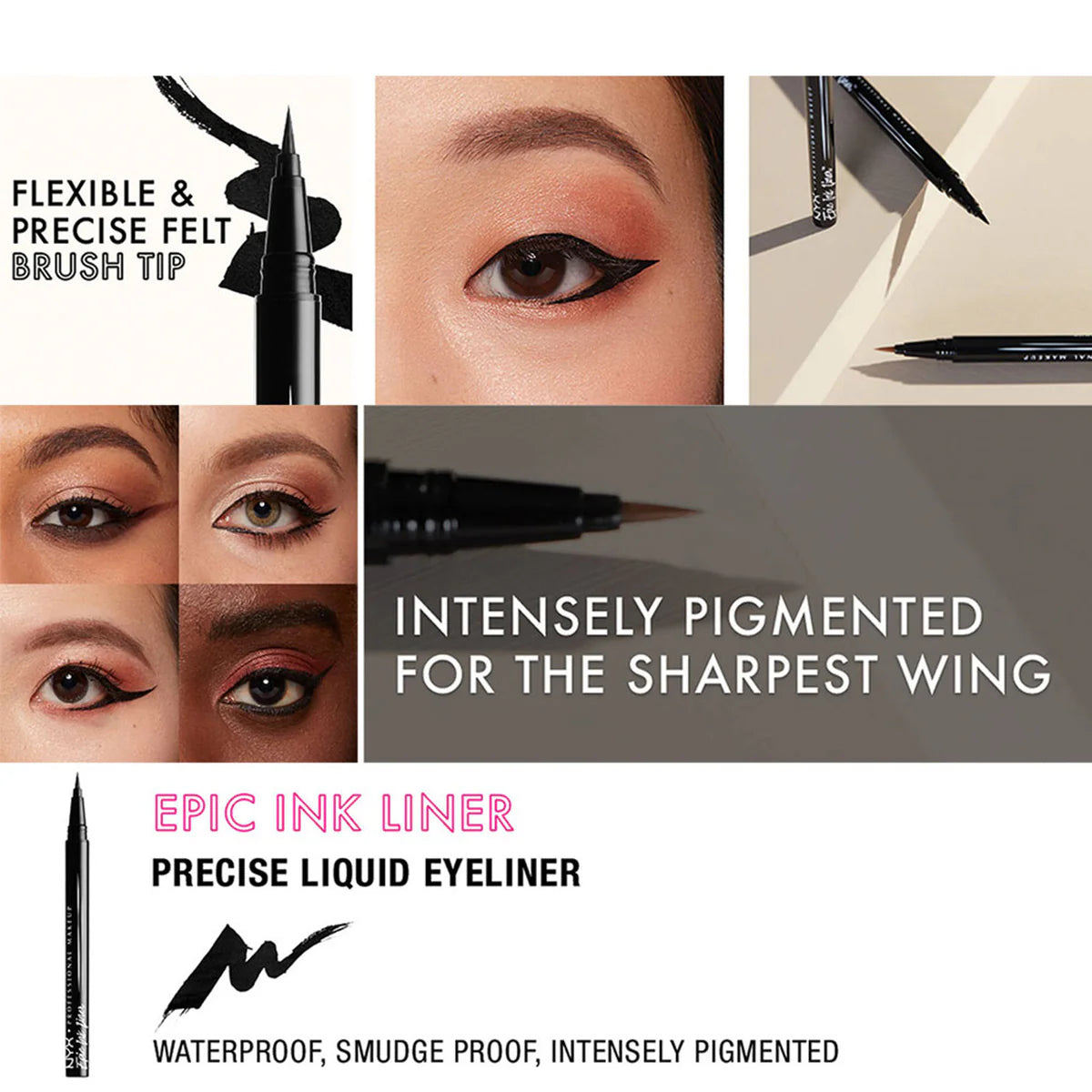 NYX - Epic Ink Eyeliner - 01 Black